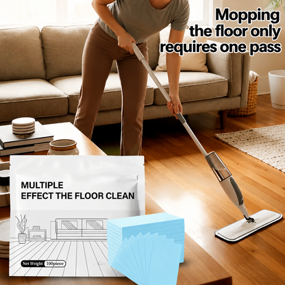 🧼100 Piece Floor Cleaning Tablets Multi-Surface Antibacterial Cleaner for Hardwood, Tile & Laminate