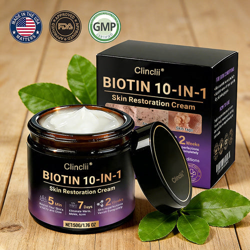 Made and Shipped from USA🍁Clinclii® Biotin 10-in-1 Skin Restoration Cream - Last Day Promotion: 75% OFF