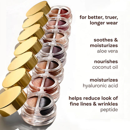 2-in-1 Clay Pot Shadow Eyeliner + Free Double-Ended Brush