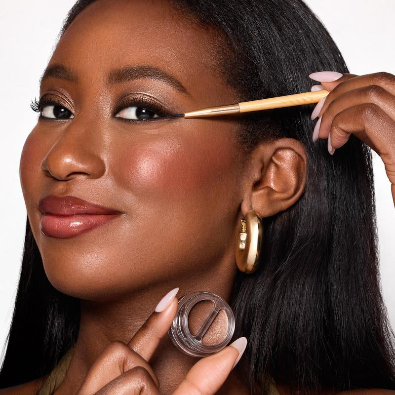 2-in-1 Clay Pot Shadow Eyeliner + Free Double-Ended Brush