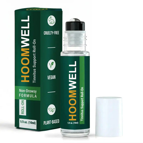 HOOMWELL Sensory Support Roll-On 🌿 Calm Ear Noise & Promote Peace – With Benfotiamine & Essential Oils ✨