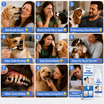 VELCNE™ Pet Dental Tartar Care Spray for Dogs & Cats