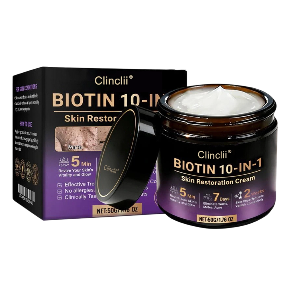 Made and Shipped from USA🍁Clinclii® Biotin 10-in-1 Skin Restoration Cream - Last Day Promotion: 75% OFF