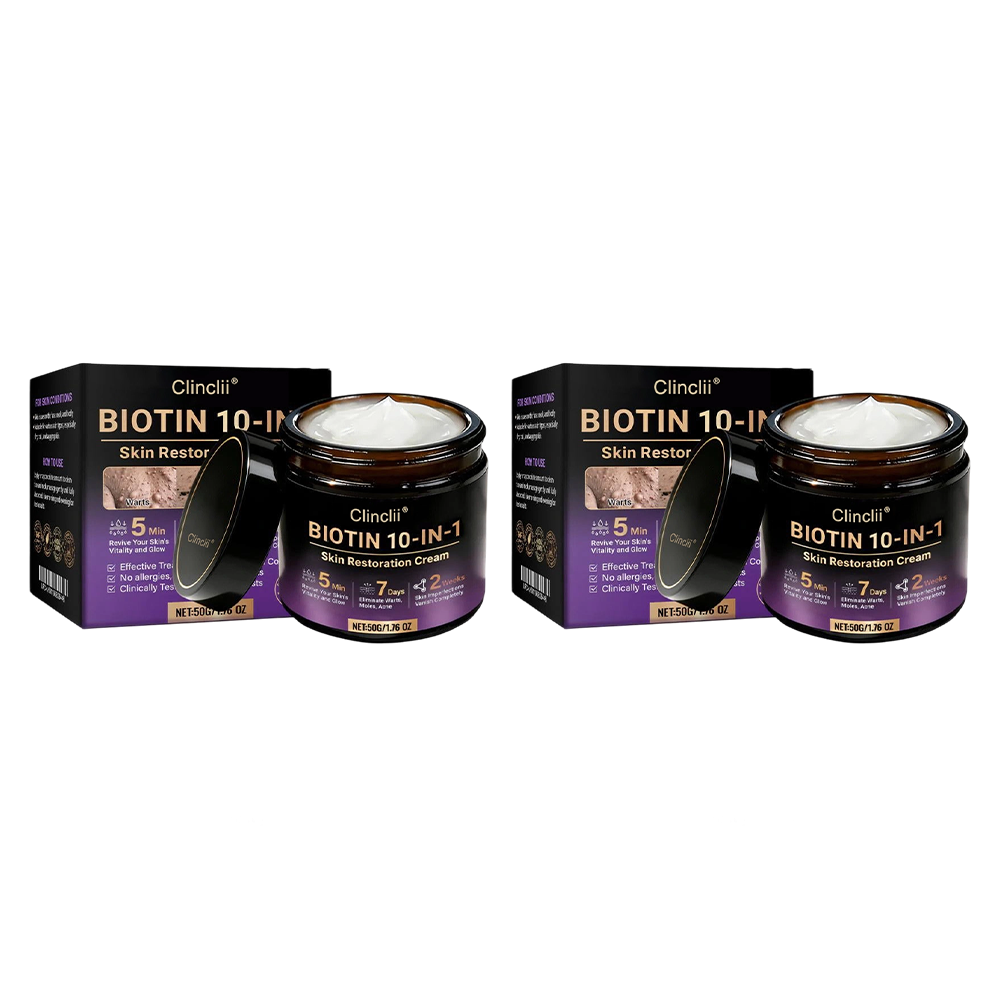 Made and Shipped from USA🍁Clinclii® Biotin 10-in-1 Skin Restoration Cream - Last Day Promotion: 75% OFF