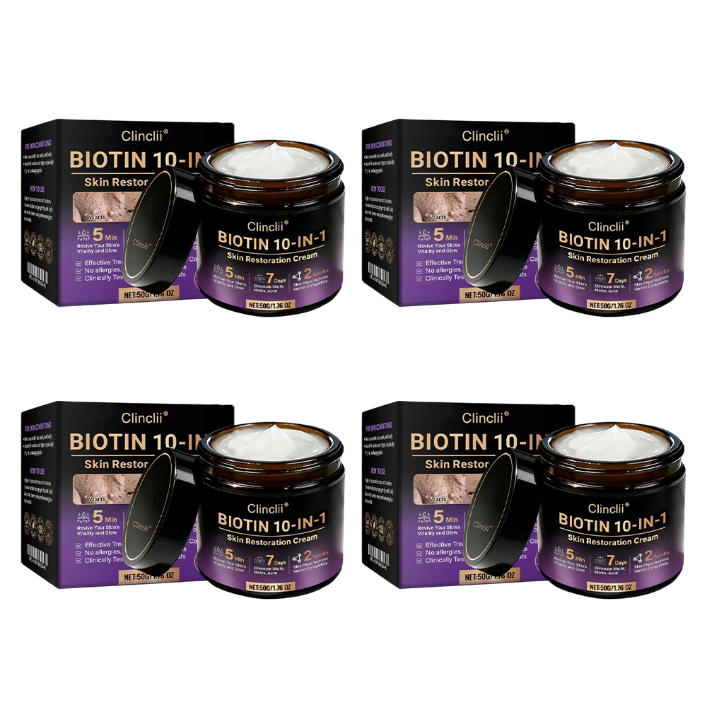 Made and Shipped from USA🍁Clinclii® Biotin 10-in-1 Skin Restoration Cream - Last Day Promotion: 75% OFF