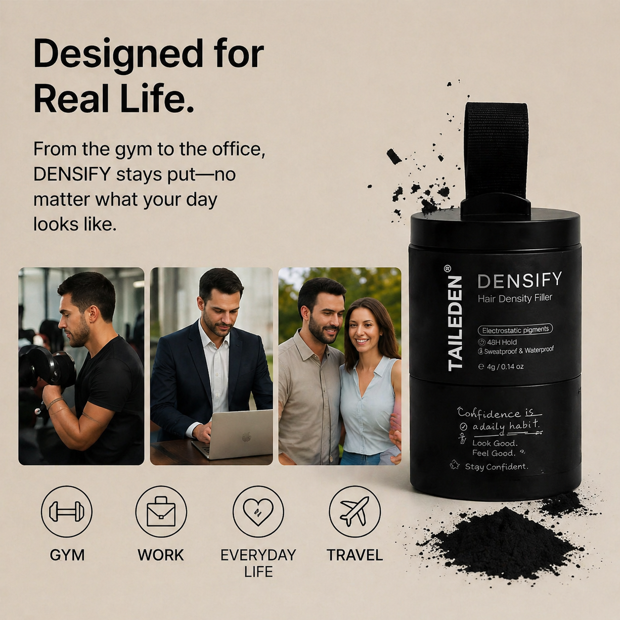 TAILEDEN® Densify – Advanced Hair Growth & Thickening Treatment for Fuller, Stronger, Healthier Hair