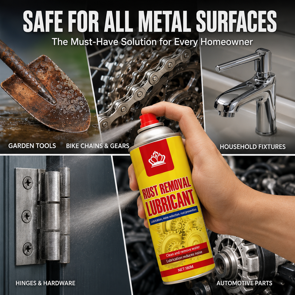 Anti-Rust Lubricant Spray & Rust Remover