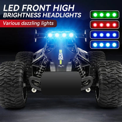 2WD 1:12 RC Car 2.4G LED lights in four colors Alloy High-Speed Car Off-road Remotes Controls Climbing Vehicle Outdoors Cars Toy