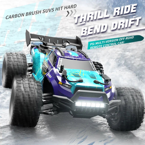 1:18 RC Car With Led Lights 4WD High Speed Cars 40KM 2.4G Remote Control Off Road Car Drift Monster Truck Toys For kids Gift