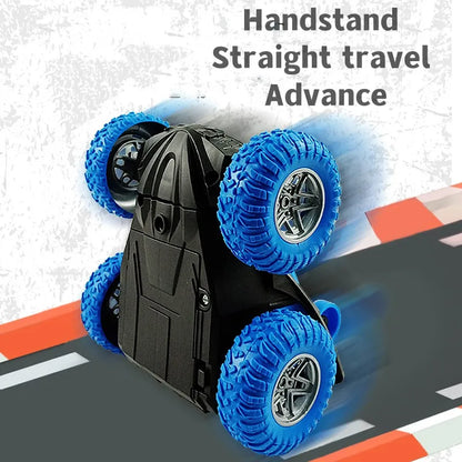 Kids Remote Control Electric Stunt Car 360 Degree Lighting Music Stunt Rotating Car Toys for Boys Girls Birthday Christmas Gift
