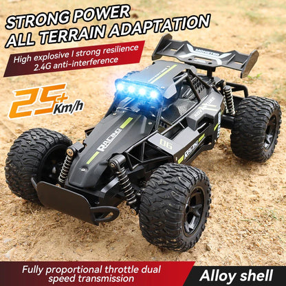 2WD 1:12 RC Car 2.4G LED lights in four colors Alloy High-Speed Car Off-road Remotes Controls Climbing Vehicle Outdoors Cars Toy