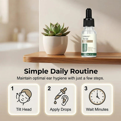 【👑Top Sellers of 2026】👂LOVILDS™ Ear Care Drops- Tinnitus Relief – Gentle Cleansing & Soothing Relief for Healthy Ears -Plant-Based Formula|FDA-Registered