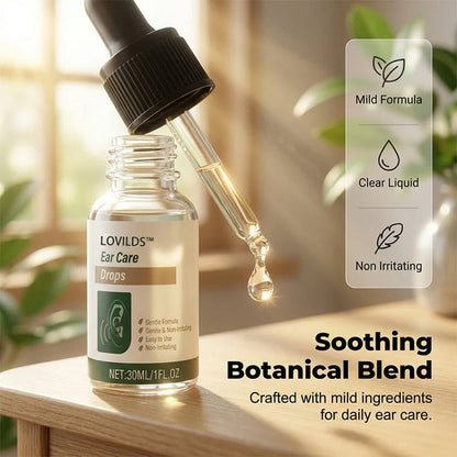 【👑Top Sellers of 2026】👂LOVILDS™ Ear Care Drops- Tinnitus Relief – Gentle Cleansing & Soothing Relief for Healthy Ears -Plant-Based Formula|FDA-Registered