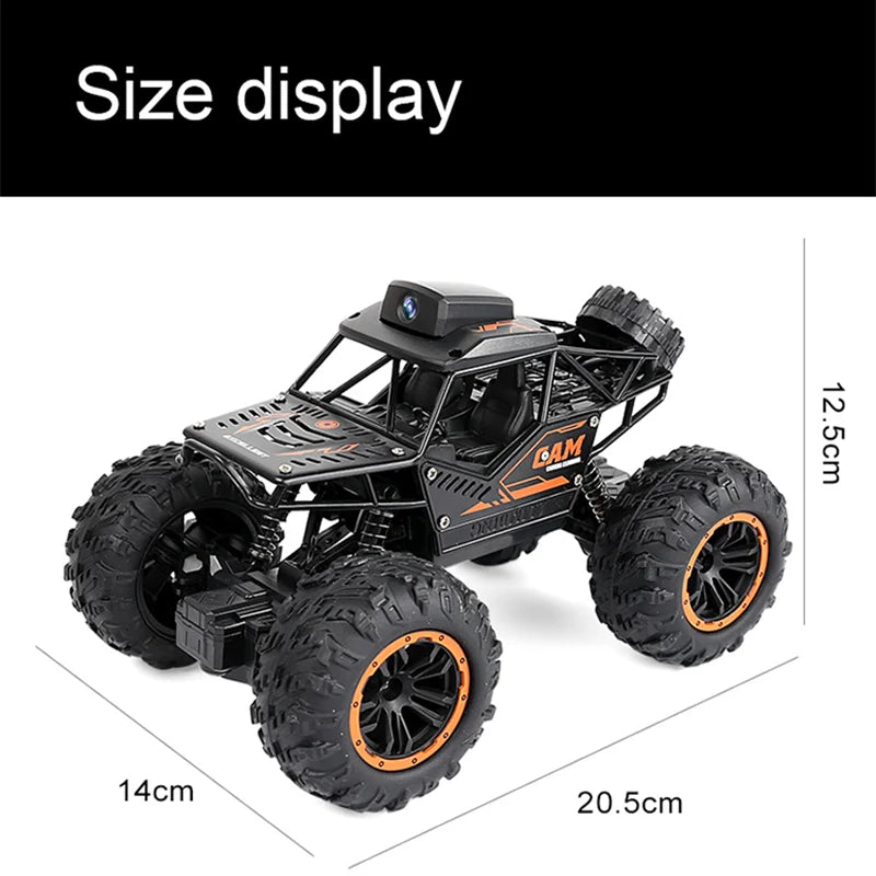 Rc Car With HD 720P WIFI FPV Camera Machine On Remote Control Stunt  2.4G SUV Radiocontrol Climbing Children Toys