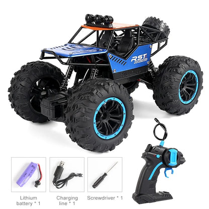 Rock Crawler Off Road RC Car Remote Control Toy Machine On Radio Control Car With LED light Toy For Boys