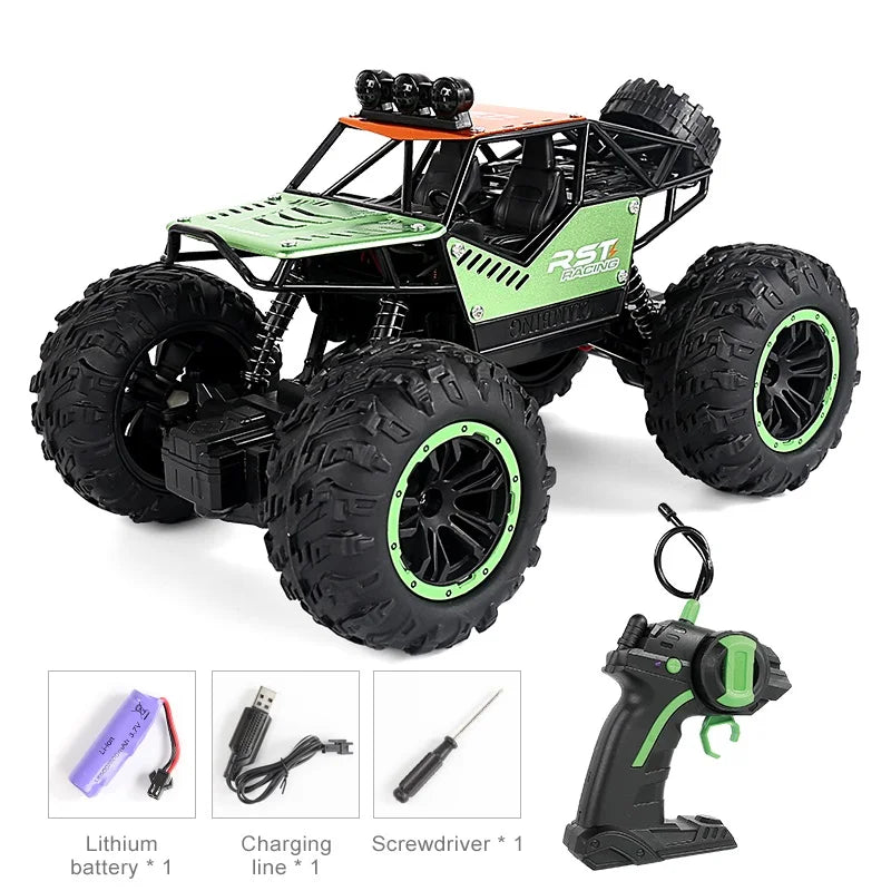 Rock Crawler Off Road RC Car Remote Control Toy Machine On Radio Control Car With LED light Toy For Boys