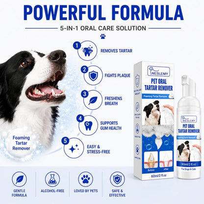 NESLEMY™ Pet Dental Tartar Care Spray for Dogs & Cats