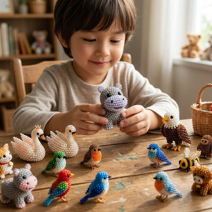🔥Last Day 49% OFF🧵✨ Tiny 3D Beaded Animal DIY Kit